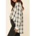 Oversized Loose Fit Plaid Shirt