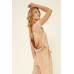 Mineral Washed Finish Knit Jumpsuit