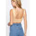 Textured Crop Sweater Tank Top