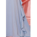 Ruffle Drapped Tail Plus Size Maxi Dress