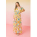 A Printed Woven Maxi Cover Up