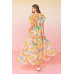 A Printed Woven Maxi Cover Up