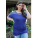Plus Stripe Short Sleeve Top