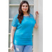 Plus Stripe Short Sleeve Top