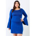 Plus Bell Long Sleeve Mini Dress