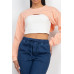 Ribbed Sleeveless Top With Shrug Sweater