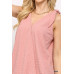 Solid Textured And Sleeveless Surplice Top With Shoulder Tie