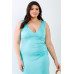 Plus V-neck Sleeveless Maxi Dress