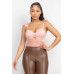 Sweetheart Cut-out Cami Ruffled Bodysuit