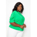 Ruched Puff Sleeve Blouse Top