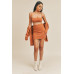 Cardigan Solid Color 3 Piece Set