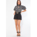 Woven Print Top Fashion Romper