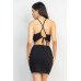 Asymmetrical Cross Back Top & Skirts Set