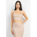 Asymmetrical Cross Back Top & Skirts Set