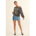 A Garment Dyed French Terry Graphic Sweatshirt