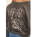 A Garment Dyed French Terry Graphic Sweatshirt