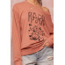 A Garment Dyed French Terry Graphic Sweatshirt