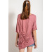 Loose Fit And Ruched Detailing Top