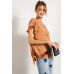 V Neckline Wing Sleeves Woven Top