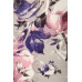5-inch Long Yoga Style Banded Lined Floral Printed Knit Legging With High Waist