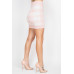 Plaid High-rise Fuzzy Mini Skirt