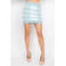 Plaid High-rise Fuzzy Mini Skirt