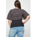 Plus Size Ditsy Floral Print Cropped Bolero Cardigan