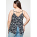 Plus Size, Ditsy Floral Print Cami Top