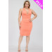 Plus Plunging Neck Crisscross Back Ruched Bodycon Mini Dress