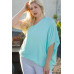 One Shoulder Long Sleeve Unbalance Top