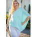 One Shoulder Long Sleeve Unbalance Top