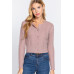 Crew Neck Cable Sweater Cardigan
