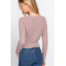 Crew Neck Cable Sweater Cardigan