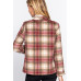 Notched Collar Plaid Jacket