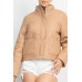 Mock Neck Quilted Jacket