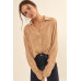 Collared Neckline Floral-print Shirt