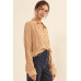 Collared Neckline Floral-print Shirt