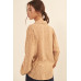 Collared Neckline Floral-print Shirt