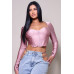 Long Sleeve Corset Top