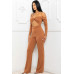 Open Shoulder Cutout Detail Jumpsuit