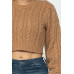 Cable Pullover Top