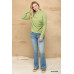 Solid And Cozy Soft Knit Mock Neck Top With Side Ruched Detail
