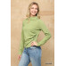 Solid And Cozy Soft Knit Mock Neck Top With Side Ruched Detail