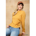 Solid And Cozy Soft Knit Mock Neck Top With Side Ruched Detail
