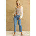 Tweed Bodice And Chiffon Square Top With Back Zipper