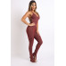 Cargo pocket halter jumpsuit