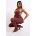 Cargo pocket halter jumpsuit