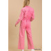 Mid button down stone wash wide leg distressed jumpsuit & side pockets with no lining