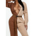 Long Sleeve Oversized Cozy Shirt Jumpsuit