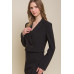 Button Crop Blazer